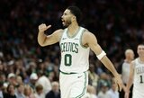 Tatumo vedama „Celtics“ užsitikrino vietą atkrintamosiose