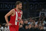 „Olympiacos“ nepaliko šansų AEK komandai taurės ketvirtfinalyje