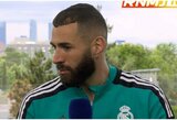 K.Benzema apie K.Mbappe sprendimą likti PSG: „Dabar ne laikas kalbėti apie tokius menkus dalykus“