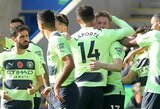 Fantastišką įvartį pelnęs K.De Bruyne padovanojo „Man City“ pergalę prieš „Leicester City“ 