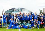 „Hegelmann“ nugalėjęs FK „Panevėžys“ antrą kartą klubo istorijoje iškovojo LFF taurę 