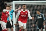 „Arsenal“ nutraukė „Aston Villa“ laimėtų rungtynių seriją, „Man Utd“ nesugebėjo įveikti „Wolves“