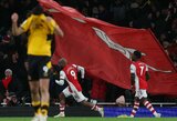 „Arsenal“ 95-ąją minutę išplėšė pergalę prieš „Wolves“
