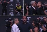 „UFC 274“ akistatos: „ledinė“ R.Namajunas susitiko su C.Esparza, T.Fergusonas prajuokino sirgalius