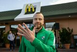 „McDonald‘s žvaigždžių alėją“ Kaune papildė L.Lekavičiaus delno įspaudas