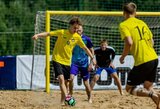 Lietuvos paplūdimio futbolo čempionatą sėkmingai pradėjo Kauno ir Prienų komandos