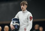 Europos jaunių fechtavimo čempionate Lietuva pralaimėjo Ukrainai