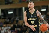 Donatas Motiejūnas su Monako klubu iškovojo pergalę Prancūzijoje