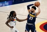 Denveryje - J.Murray ir A.Edwardso taškų lenktynės bei „Nuggets“ pergalė