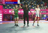 Rokas Kryžinauskas kovos dėl Europos U15 imtynių čempionato bronzos medalio