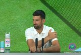 Djokovičius: „99 proc. žaidėjų sakytų, kad tai fantastiškas rezultatas, bet man to neužtenka“
