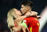 Alvaro Morata žmona paviešino grasinančias žinutes po to, kai futbolininkas UEFA Tautų lygos finale pramušė baudinį
