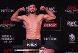 Modestas Bukauskas prieš UFC kovą Paryžiuje sėkmingai numetė svorį