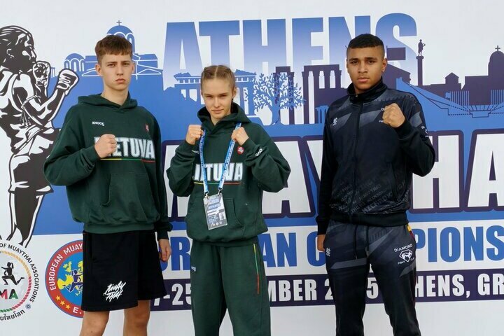 Europos muaythai čempionate Gabrielė Bartoškaitė ir Nedas Nedzveckas pateko į finalus