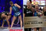 „PFL 10“: sezono laimėtojams išdalinti milijonai, D.Dičeva iškovojo įsimintiniausią karjeros pergalę