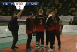 Net 15 įvarčių pelnę Lietuvos golbolininkai pateko į Europos čempionato pusfinalį (papildyta)