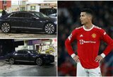 Krizė pakenkė ir C.Ronaldo: portugalo vairuotojas 7 valandas stovėjo degalinėje ir negavo kuro