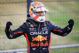 Vėl laimėjęs M.Verstappenas padėjo „Red Bull“ pagerinti 35 metus gyvavusį visų laikų rekordą