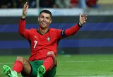 C.Ronaldo į Portugalijos rinktinę sugrįžo dubliu