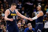 N.Jokičiaus dešimtasis sezono trigubas dublis įrašė jį į NBA istoriją bei padėjo „Nuggets“ nesunkiai įveikti „Nets“