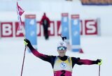 Visus 20 taikinių uždengusi M.Olsbu Roeiseland šventė dar vieną pergalę pasaulio biatlono taurės sezone