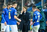R.Mancini liko šokiruotas ir nežinojo ką pasakyti, Šiaurės Makedonijos treneris kalbėjo apie pergalę itališku stiliumi