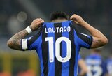 L.Martinezo pelnytas įvartis padovanojo „Inter" pergalę prieš „AC Milan"