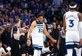 Konferencijos finale „Timberwolves“ nepasiduoda: iškovojo pirmą pergalę prieš „Mavericks“