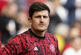 H.Maguire'as atsikerta kritikams: „Mano pergalių procentas yra absurdiškai aukštas“