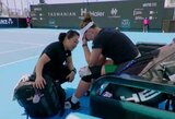 Hobarte – Venus Williams nesėkmė ir čekės ašaros