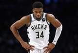 „Bucks“ nusileido NBA autsaideriams