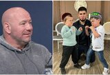 UFC svarsto surengti Hasbulla ir Abduroziko kovą? Pasklido gandai apie 1,5 mln. JAV dolerių pasiūlymą
