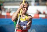 Lietuvos rekordą pagerinusi Miklyčiūtė: „Karštis manęs neišgąsdino, jis gal netgi padėjo pasirinkti kietesnę kartį ir aukščiau šokti“