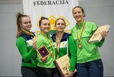 M.K.Čiurlionio vardo trečiojo etapo fechtavimo turnyro nugalėtojai – V.Ažukaitė ir A.Salokas