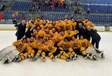 Penkios iš penkių: Lietuvos jaunių ledo ritulio rinktinė pasaulio čempionatą baigė dar viena pergale