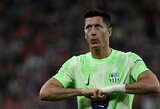 „La Liga“ baigėsi triuškinama „Barcelona“ pergale ir įsimintinu Roberto Lewandowskio pasiekimu
