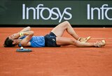 361-oji pasaulio raketė „Roland Garros“ ketvirtfinalyje šokiravo teniso pasaulį