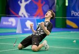 Badmintono turnyre Lenkijoje – dvigubas Leonovičiaus triumfas
