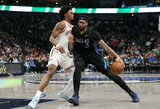 Turką praradusi „Rockets“ nusileido Daviso vedamai „Mavericks“