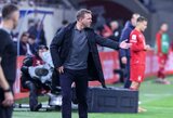 Nagelsmannas paaiškino, kodėl nešaukė ant auklėtinių po blankaus pirmojo kėlinio prieš Liuksemburgą 