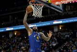 Rankšluosčius nuspyrusiam D.Cousinsui – bauda iš NBA