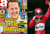 M.Schumacherio šeima grasina teismu: supyko dėl dirbtinio intelekto sukurto „interviu“ su vokiečiu 