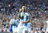 Messi realizavo baudinį, o Argentina užtikrintai susitvarkė su Islandija