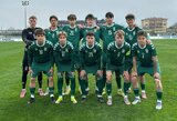 Lietuvos U-17 futbolo rinktinė su Azerbaidžanu išsiskyrė nulinėmis lygiosiomis