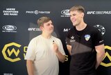 Greitą ir užtikrintą pergalę „Cage Warriors“ iškovojęs Naglis Kanišauskas: „Man reikėjo tos kovos, todėl esu laimingas“