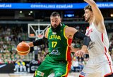 Jonas Valančiūnas: „Reikia tokių rungtynių, nes čempionate viskas rožėmis klota nebus“