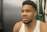Giannis Antetokounmpo apie „Bucks“ vadovų sprendimus, pyktį dėl ribojamų minučių ir nenorą išvykti: „Štai kodėl aš myliu Spanoulį“