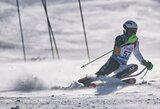 Pasaulio jaunimo kalnų slidinėjimo čempionate Lapienis pranoko Poberai