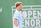 ATP „Challenger“ turnyro ketvirtfinalio trečiajame sete strigęs Butvilas turėjo pripažinti belgo pranašumą
