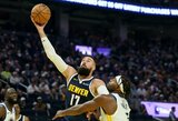Valančiūno debiutas – rekordais ir pratęsimu pažymėtame „Nuggets“ ir „Warriors“ susitikime
